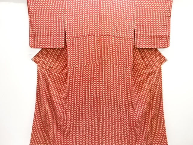 アンティーク　錦紗抽象模様着物